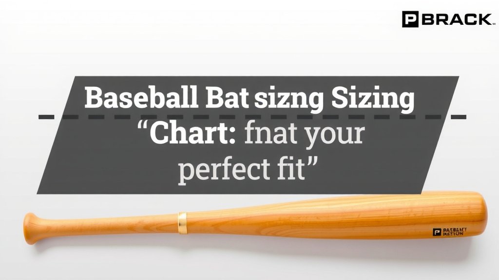 Baseball Bat Sizing Chart: Find Your Perfect Fit