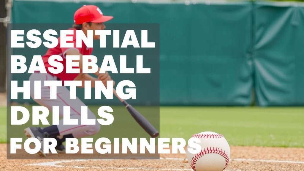 Essential Baseball Hitting Drills for Beginners