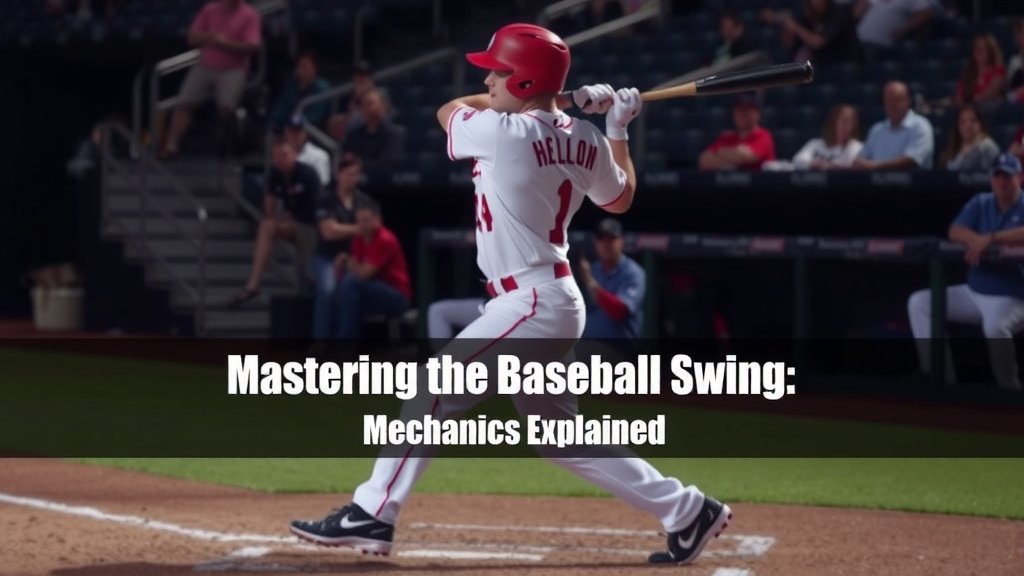Mastering the Baseball Swing: Mechanics Explained