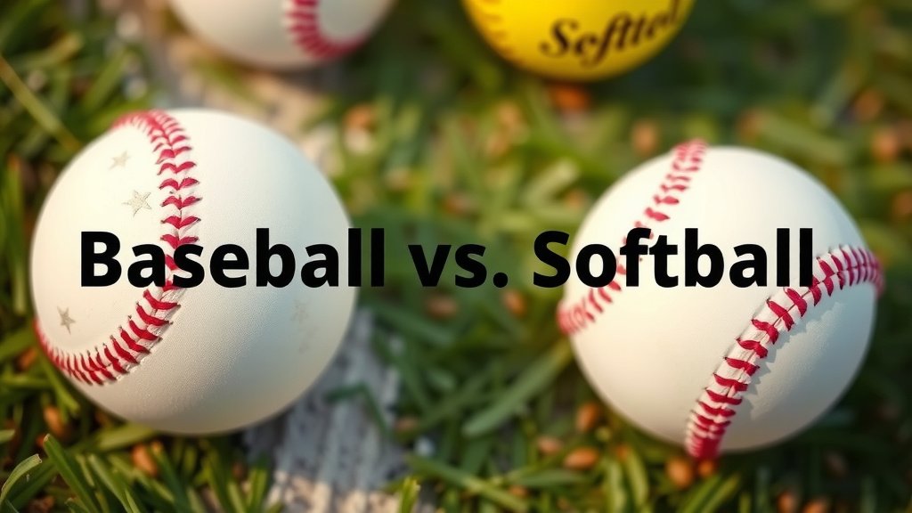 Baseball vs Softball: Key Differences Explained
