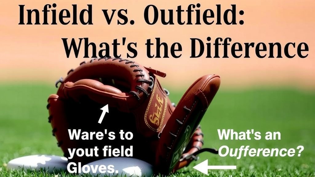 Understanding the Differences: Infield vs. Outfield Gloves