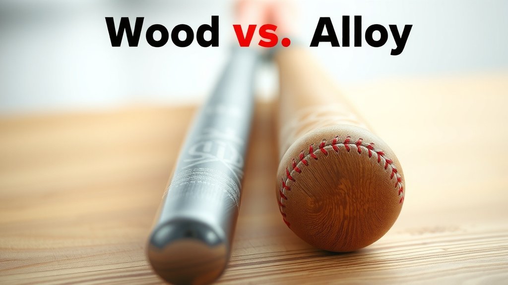 Wood Versus Alloy: Understanding Your Baseball Bat Choices