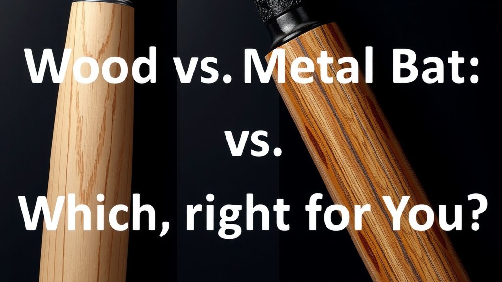 Wood vs Metal Bat: Which Is Right for You